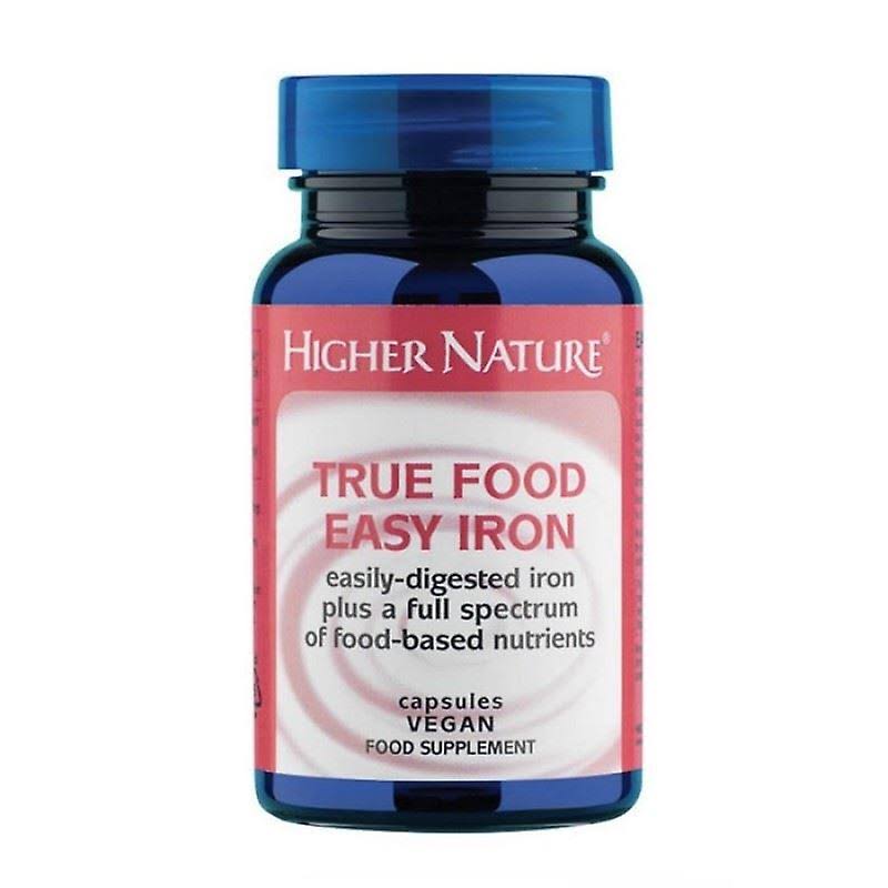 Higher Nature True Food Easy Iron Food Supplement - 90 Capsules