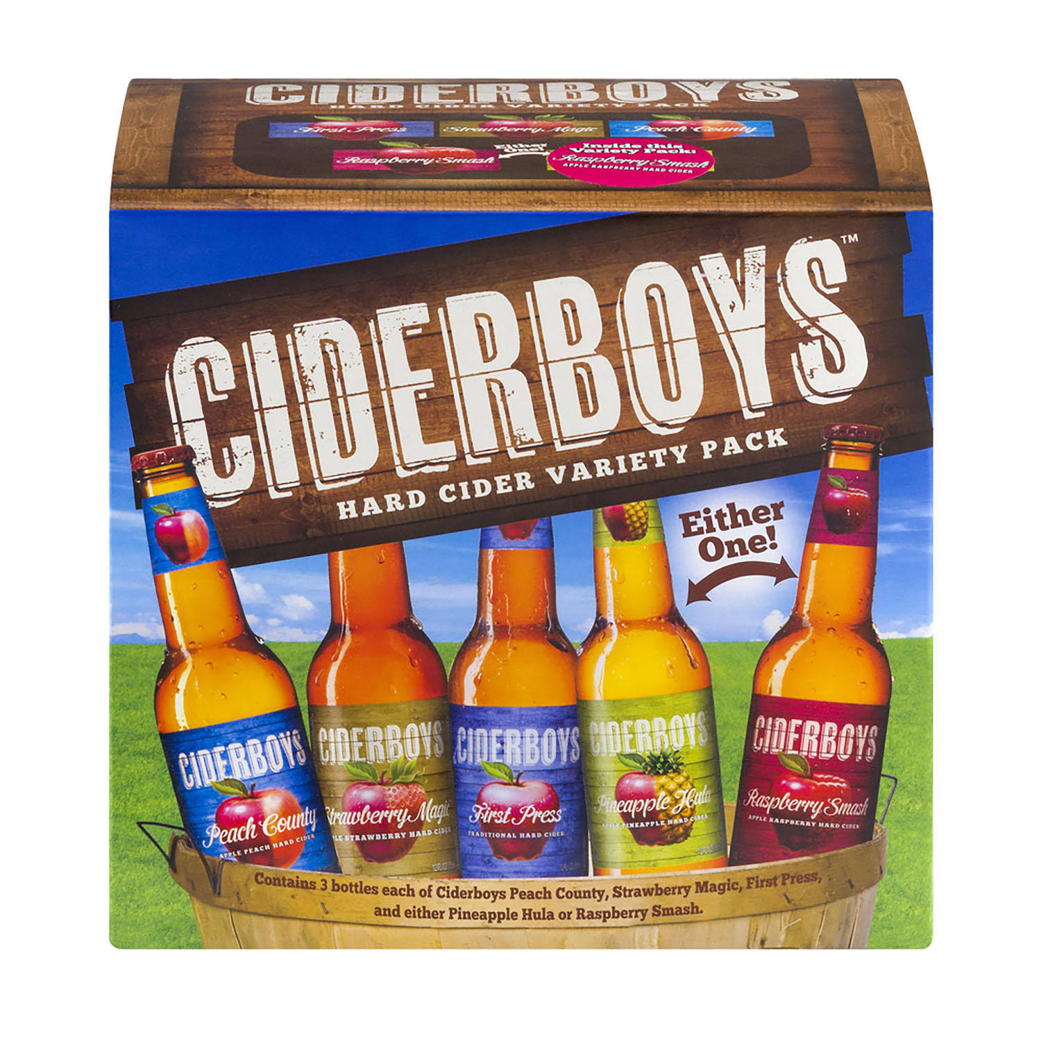 Ciderboys Hard Cider, Variety Pack - 12 pack, 12 oz