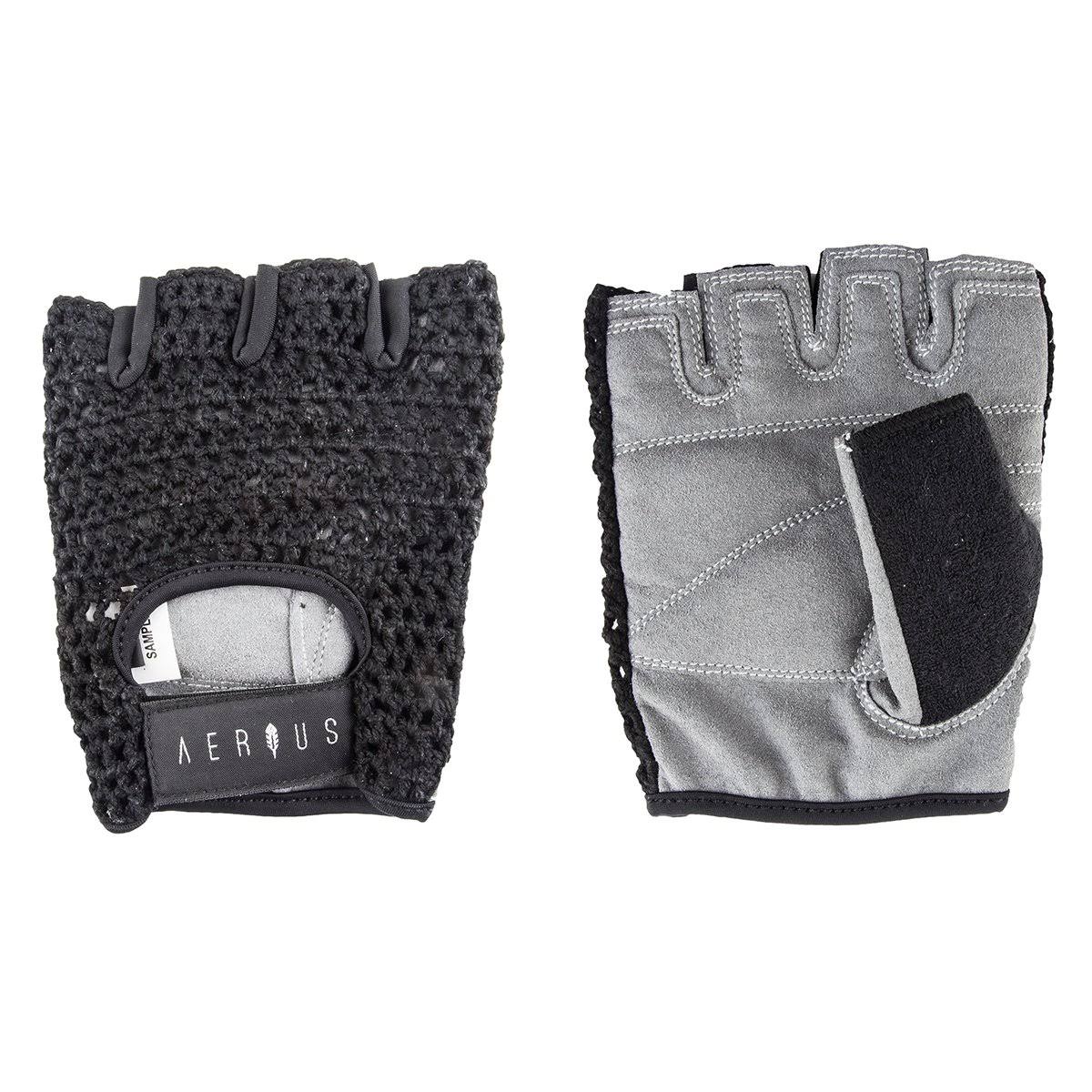 Aerius Retro Mesh Short Finger Cycling Gloves - Black, X-Large