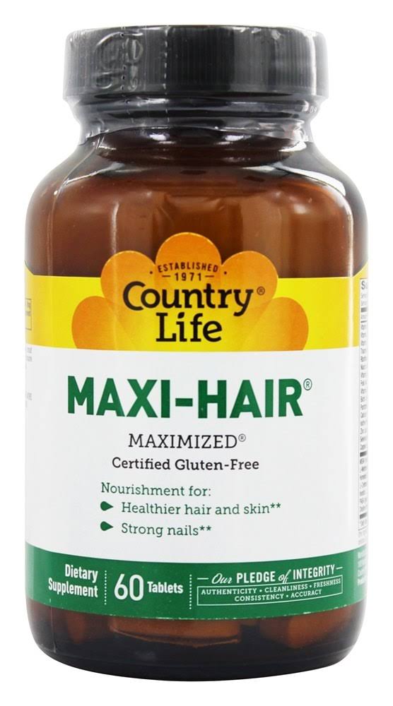 Country Life Maxi Hair Maximized Dietary Supplement - 60ct