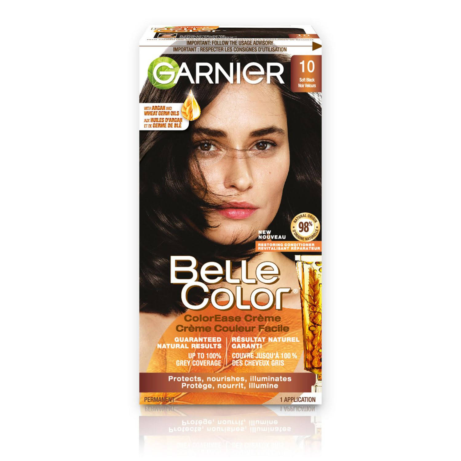 Garnier Belle Color ColorEase Creme, Soft Black 10