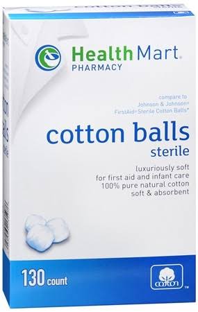 Health Mart Sterile Cotton Balls - 130 ea