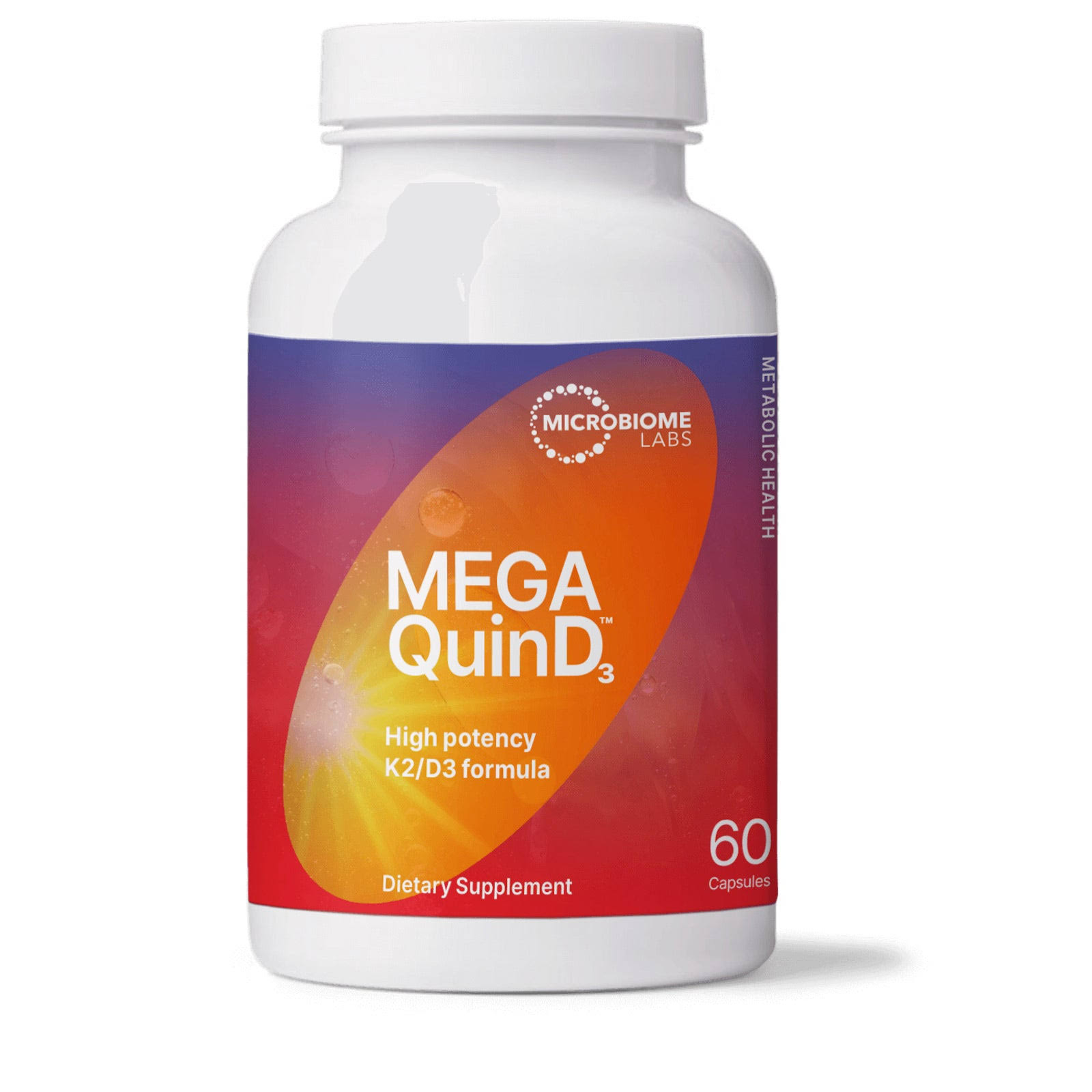Microbiome Labs - MegaQuinD3 - 60 Capsules