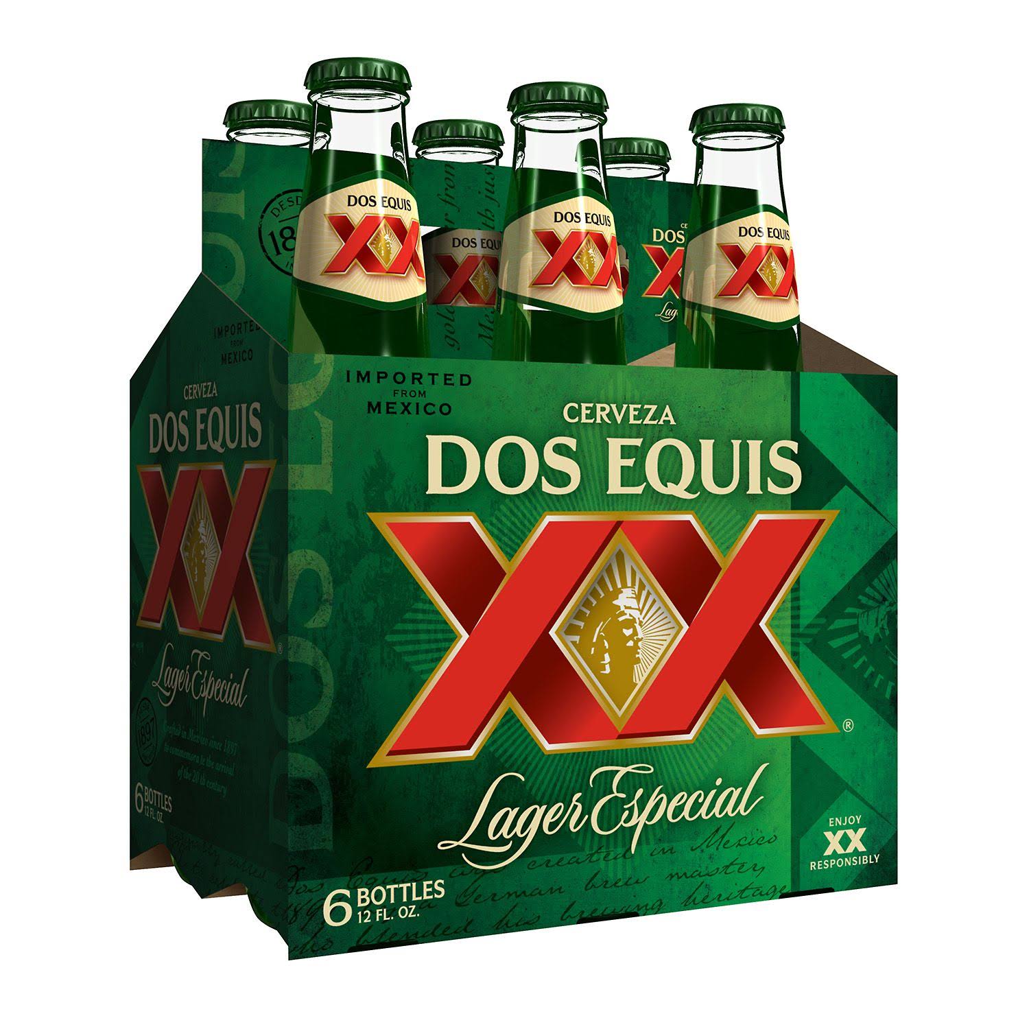 Dos Equis XX Special Lager Beer - 12oz, 6pk