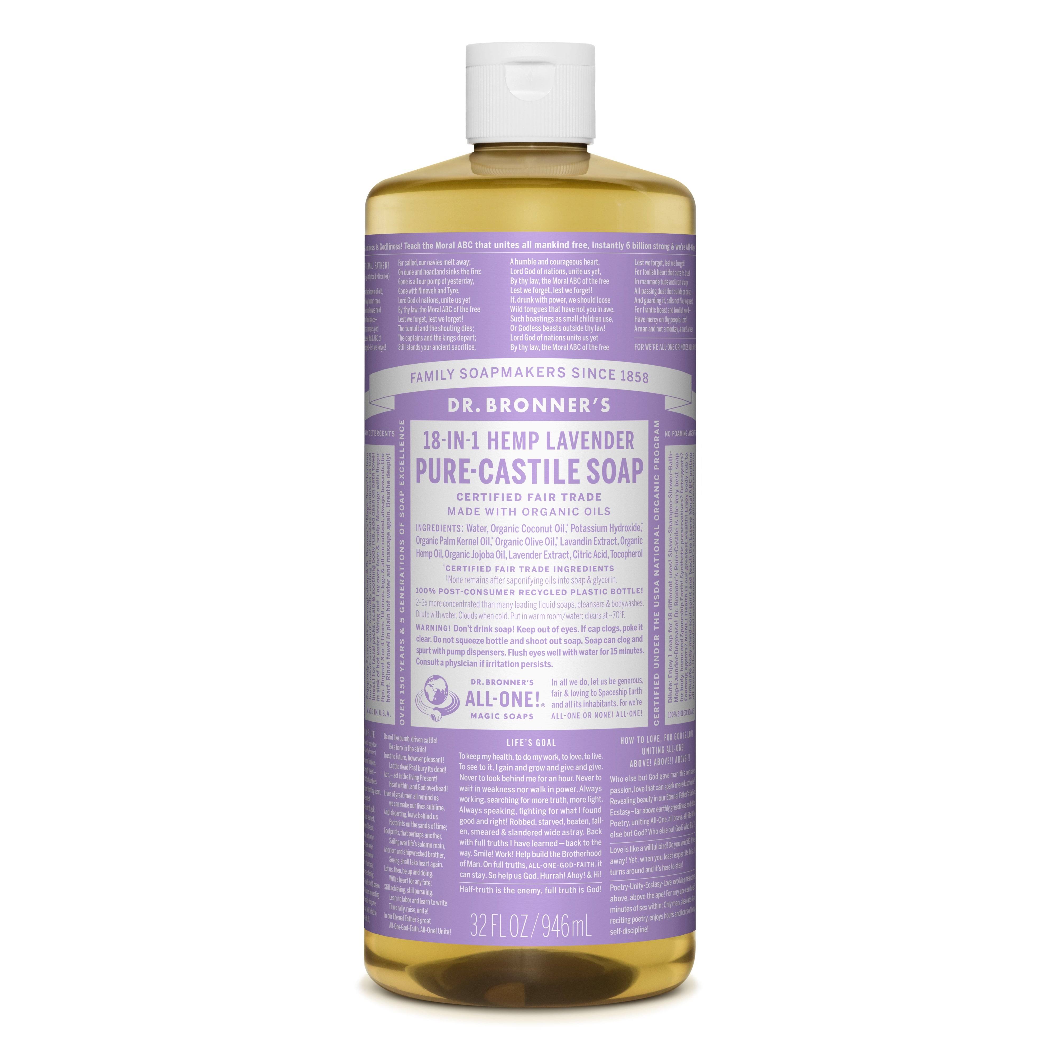 Dr. Bronner's Pure-Castile Liquid Soap - Lavender