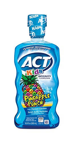 Act Kids Anticavity Fluoride Rinse, Pineapple Punch, 16.9 Ounce Pack
