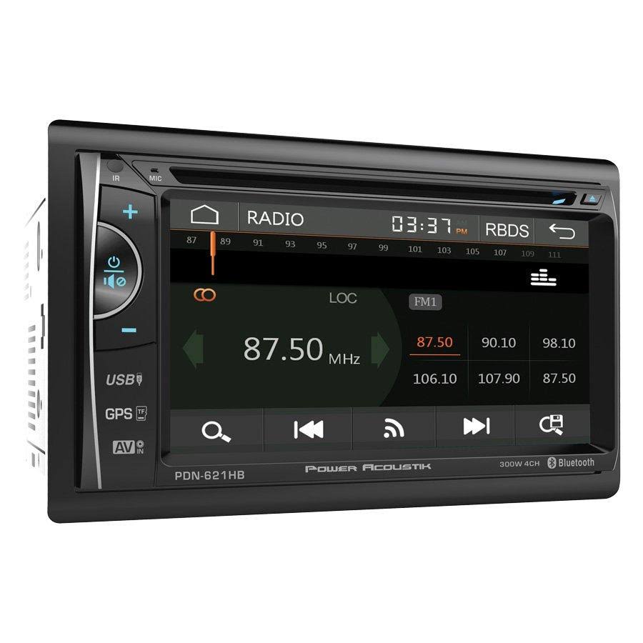 Power Acoustik PDN621HB Digital Car Stereo - Black, 6.2" LCD