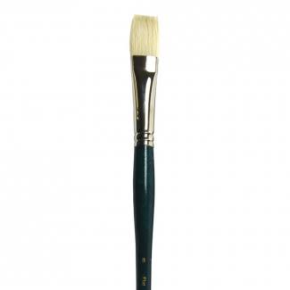 Princeton Brush 5200F-8 Good Natural Chinese Bristle Oil and Acrylic Brush Flat 8