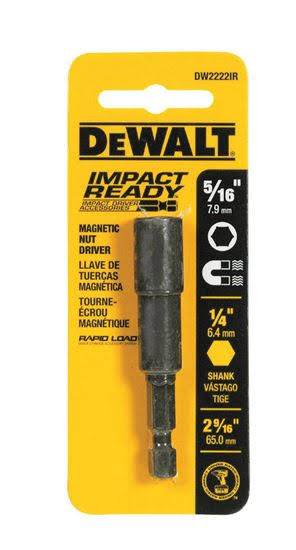 Dewalt Impact Ready Magnetic Nut Driver - 5/16" x 2-9/16"