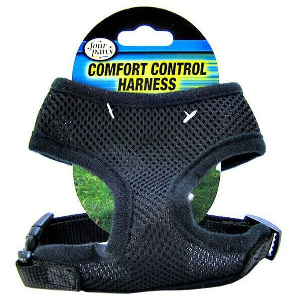 Four Paws Comfort Control Dog Harness - Black