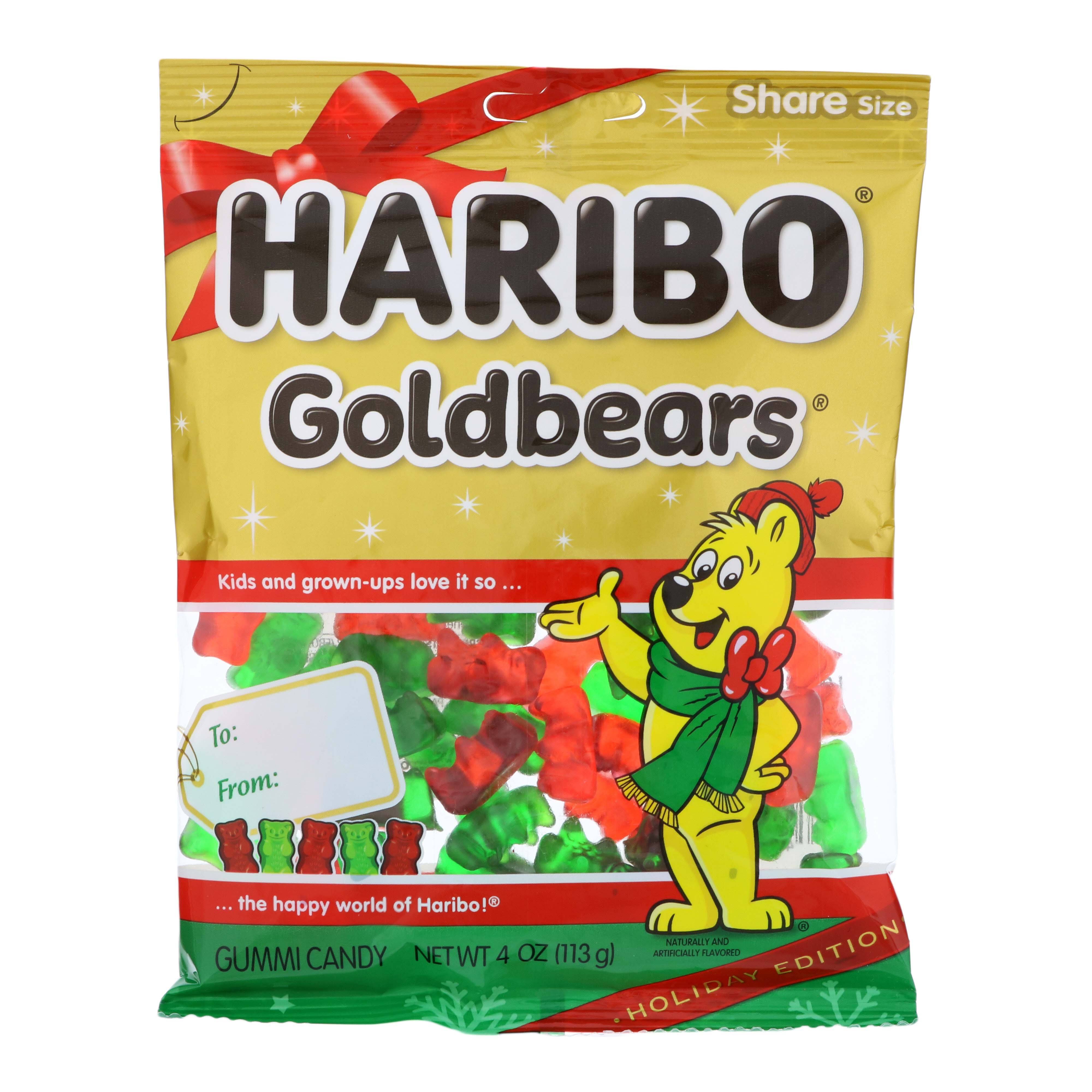 Haribo Christmas Gold Bears, 4 oz