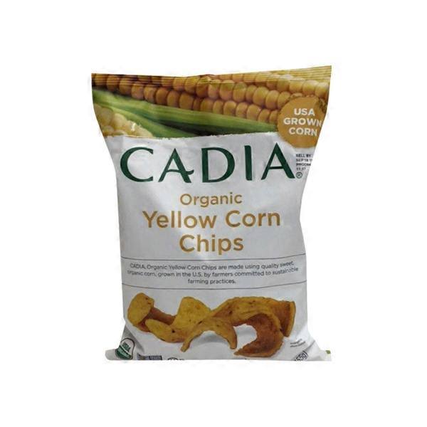 Cadia Organic Yellow Corn Chips - 9 oz
