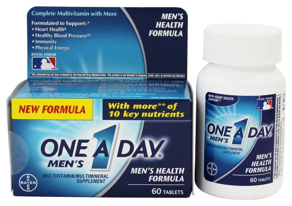 Bayer One A Day Men's Health Formula Tablets Dietary Supplement - 60 Pack