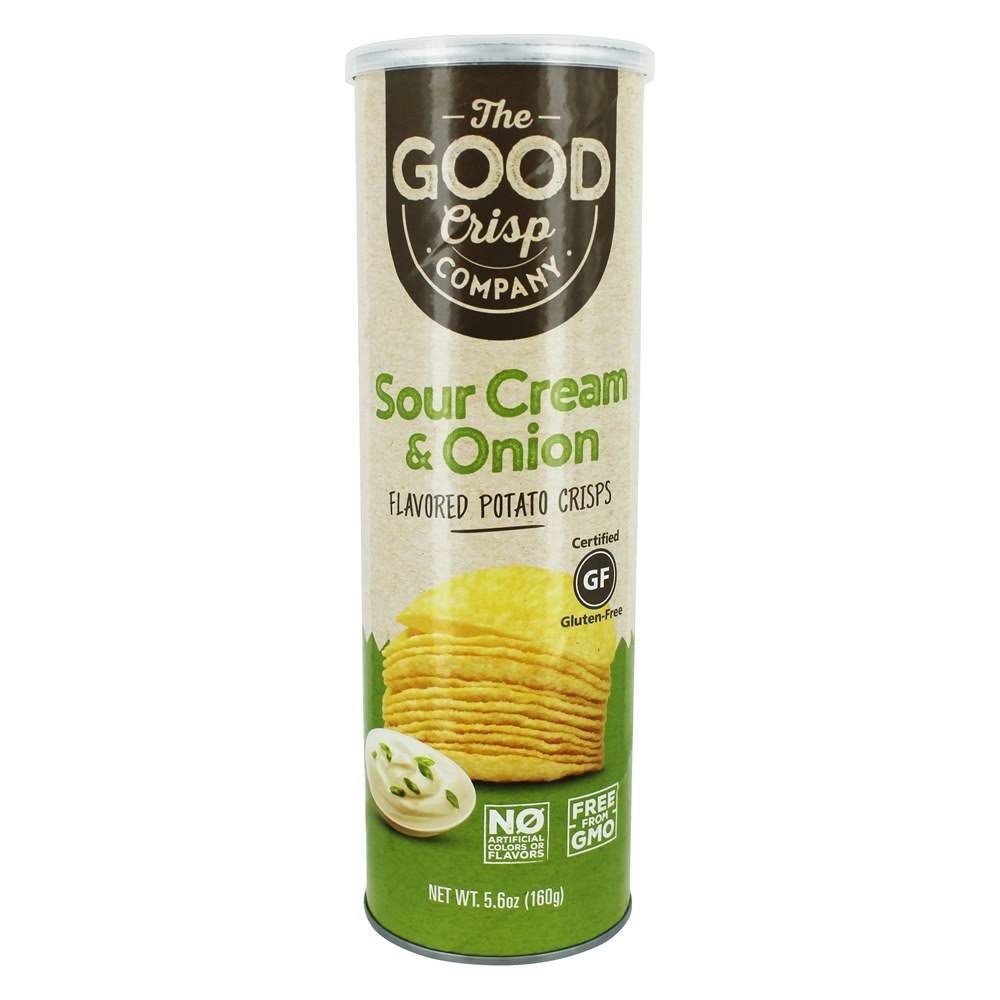 The Good Crisp Company Flavored Potato Crisps GlutenFree Sour Cream & Onion 5.6 oz.