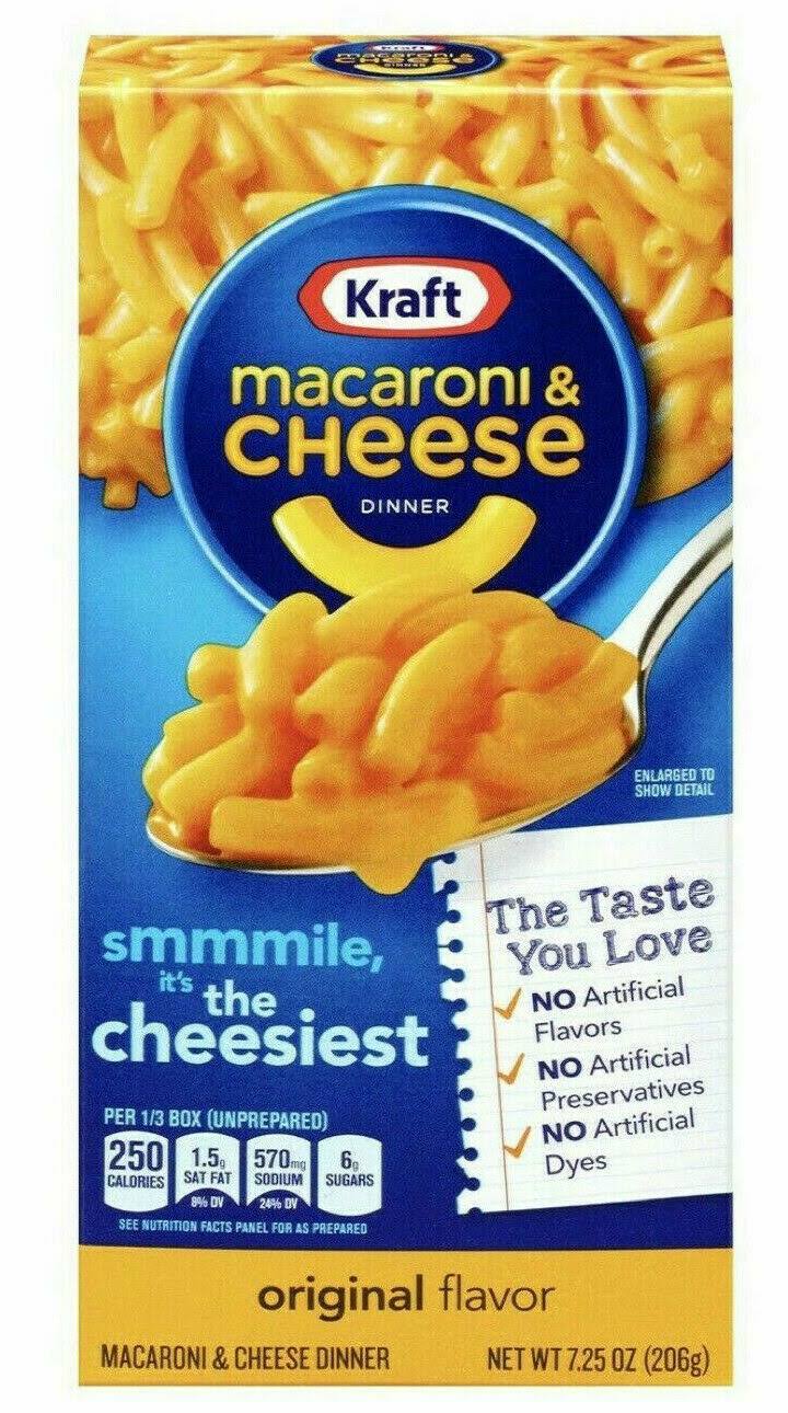 Kraft Original Flavor Macaroni and Cheese Dinner - 7.25oz, 5pk