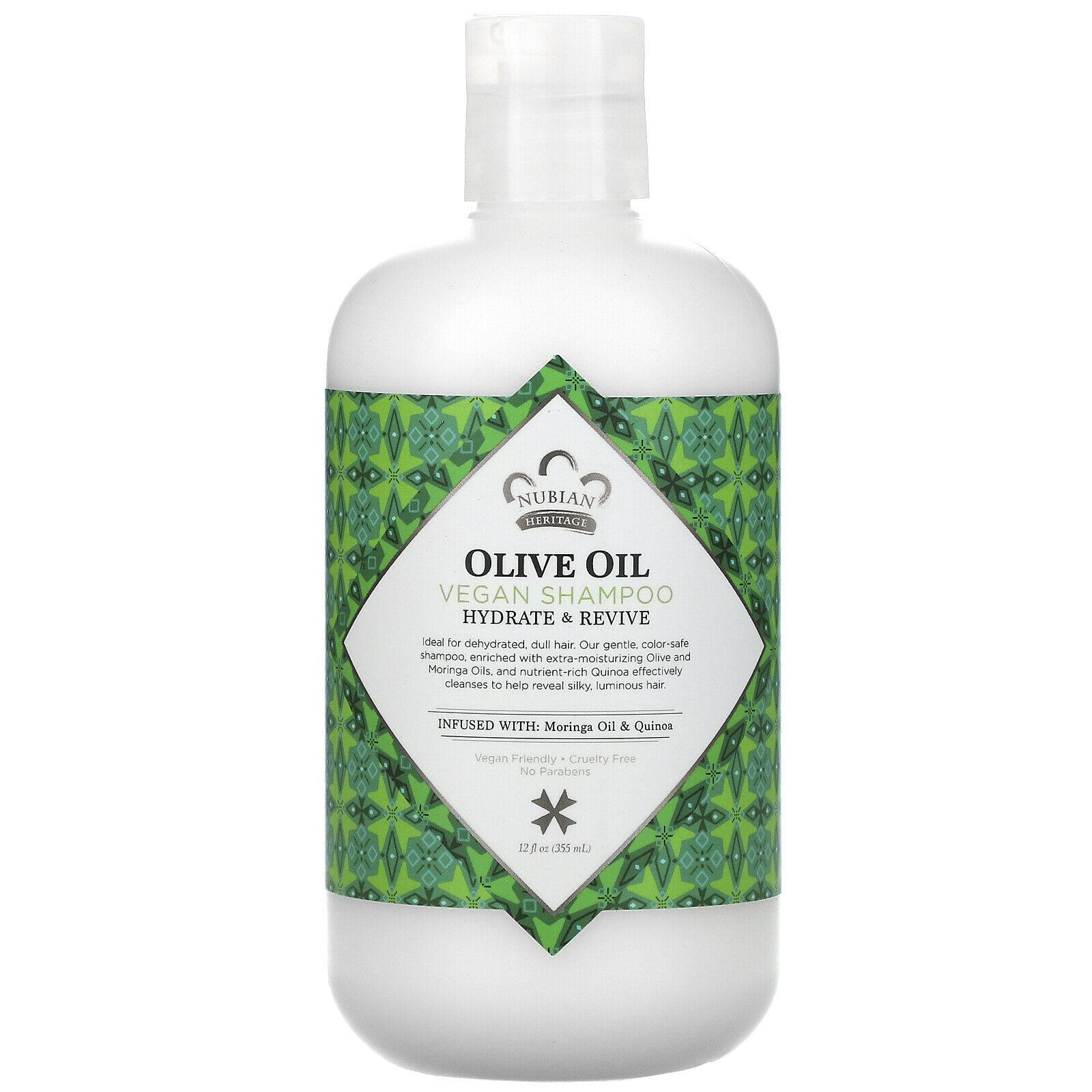 Nubian Heritage Olive Oil Vegan Shampoo - 12oz