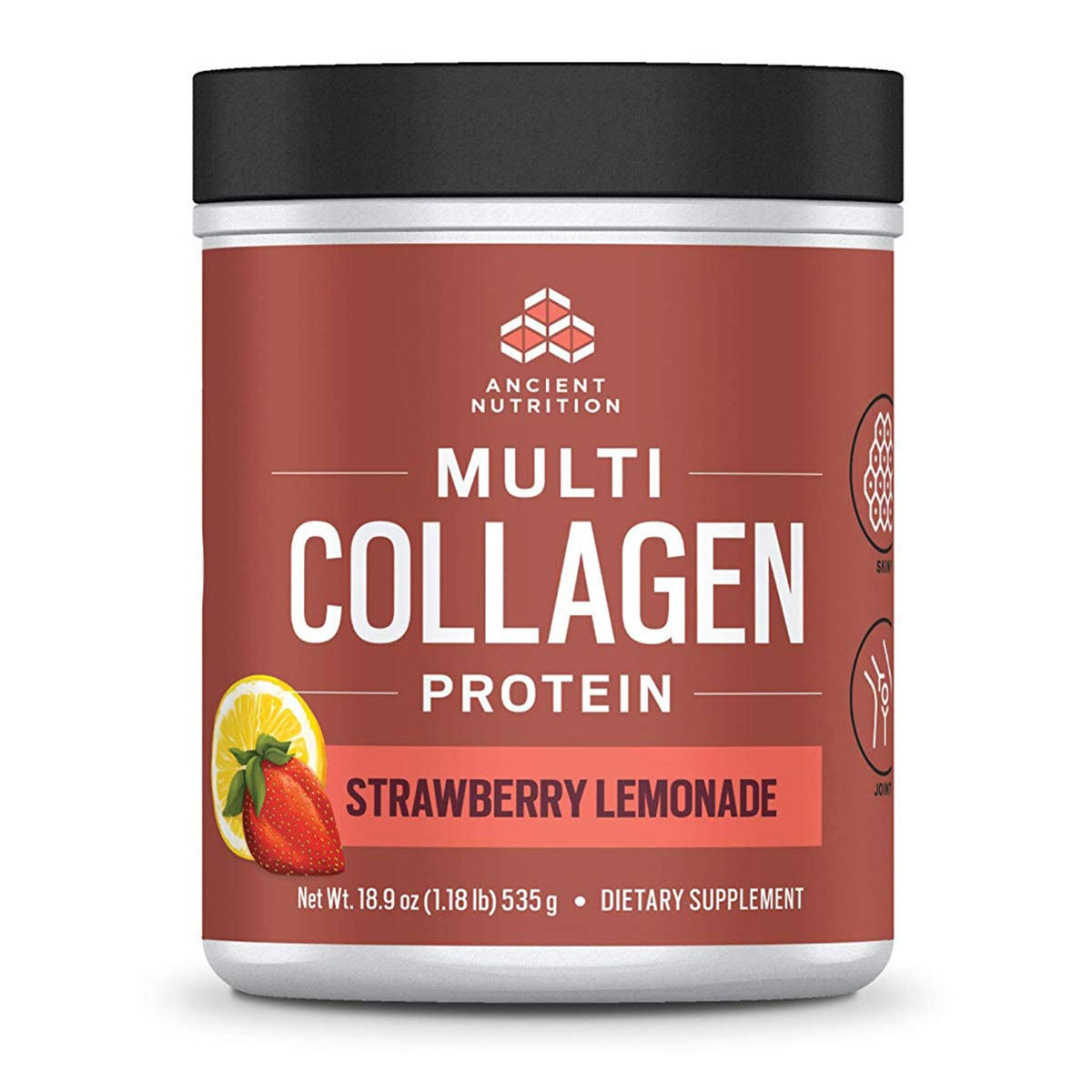 Ancient Nutrition - Multi Collagen Protein Powder, Strawberry Lemonade