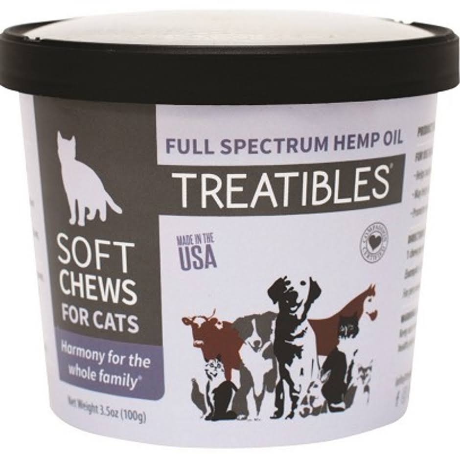Treatibles Soft Chews for Cats -1.5mg, 100-ct