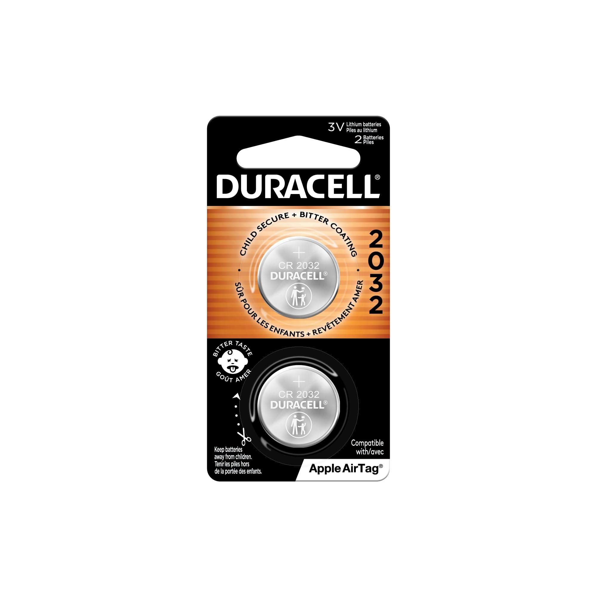 Duracell 2032 Lithium Coin Battery 3V - 2 Pack