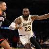 WATCH: LeBron James Shoves Dillon Brooks in Lakers vs. Rockets