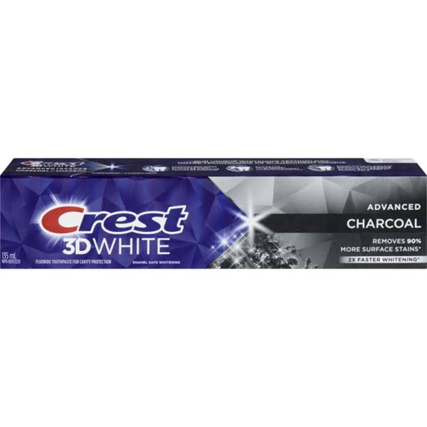 Crest 3d White Advanced, Charcoal Whitening Toothpaste