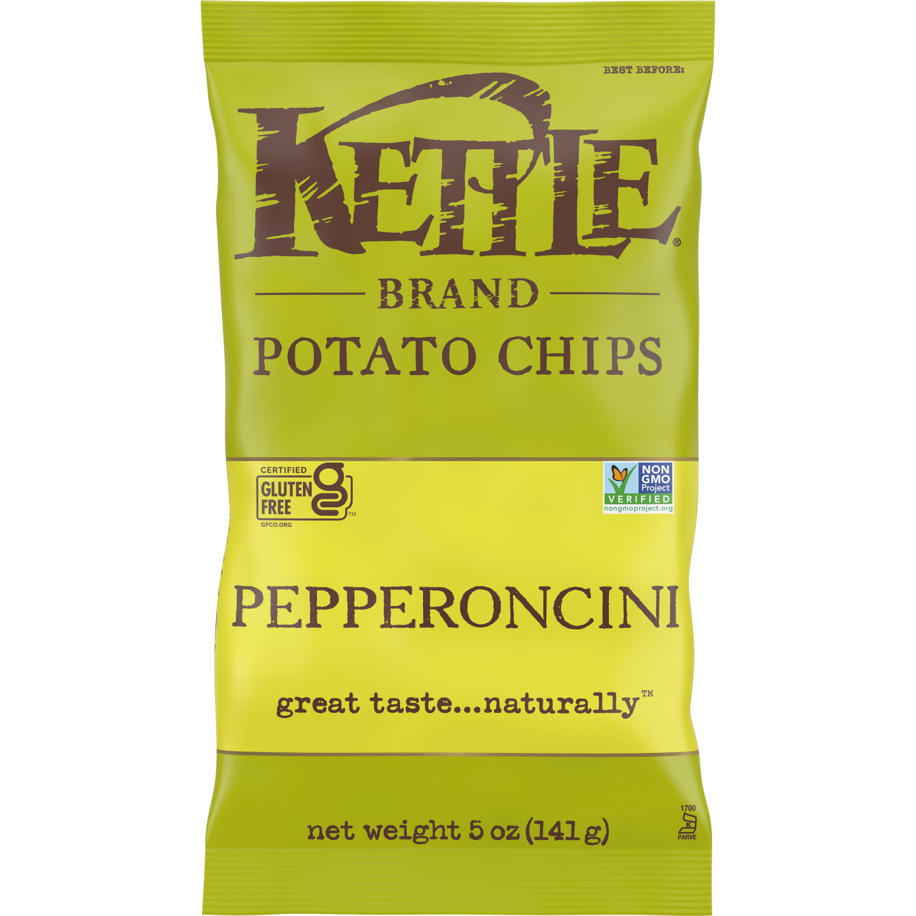 Kettle Brand Potato Chips Pepperoncini 5 oz.