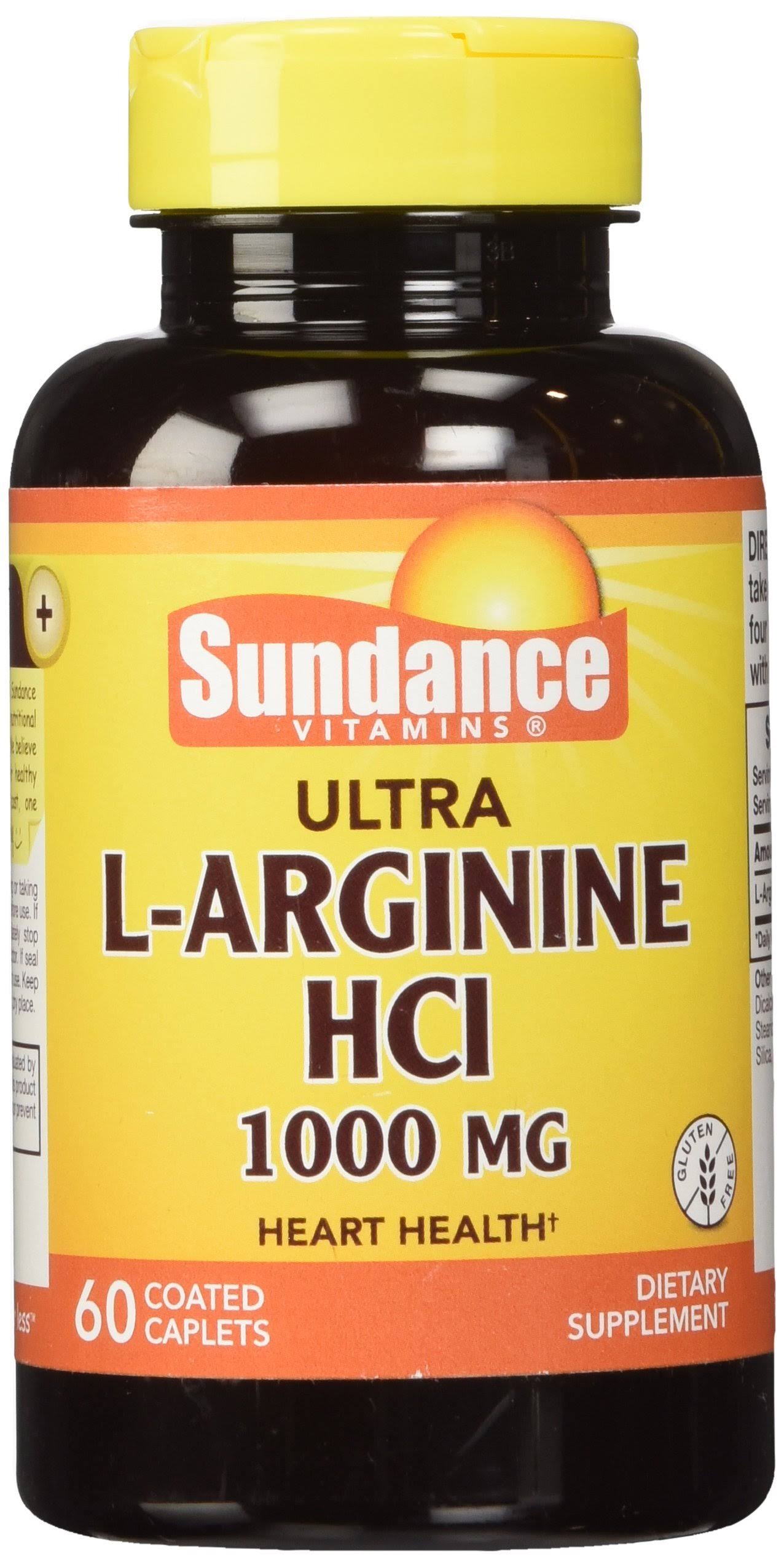 Sundance Ultra L-arginine HCL Dietary Supplement - 1000mg, 60ct