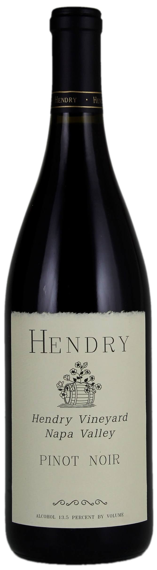 Hendry HRW Pinot Noir 2017 Red Wine from California - 750ml