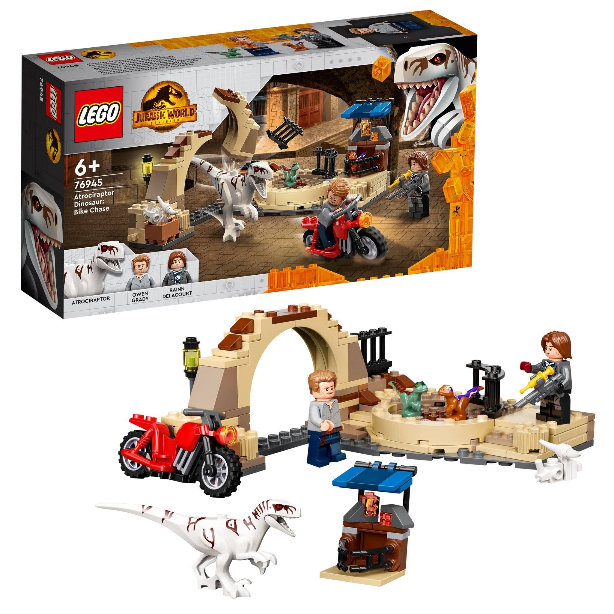 LEGO Jurassic World - 76945 - Atrociraptor Dinosaur: Bike Chase
