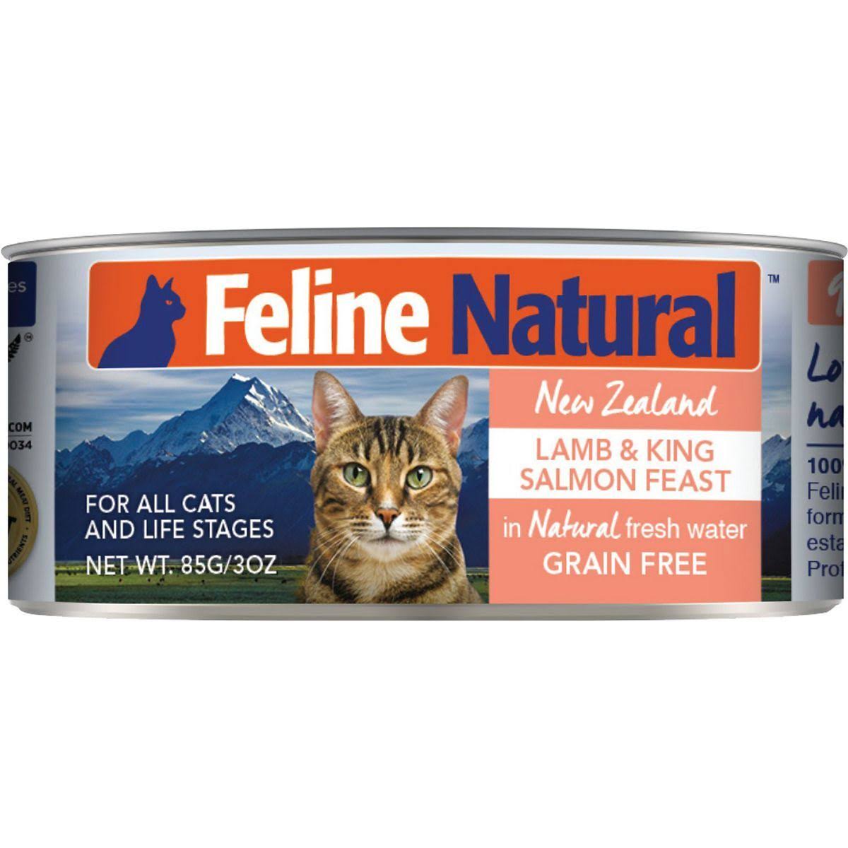 K9 Feline Cat Food - Natural Lamb and Salmon Feast, 170g