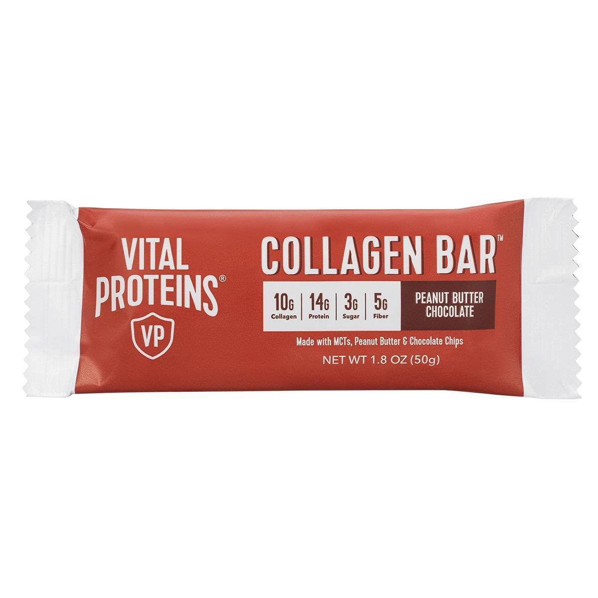 Vital Proteins Collagen Bar Peanut Butter Chocolate 2.1 oz.