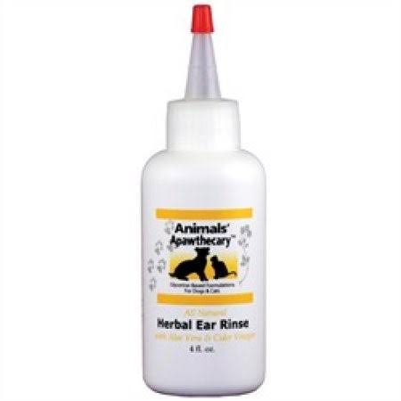 Animal Essentials Herbal Ear Rinse Liquid for Dogs & Cats (118 ml)
