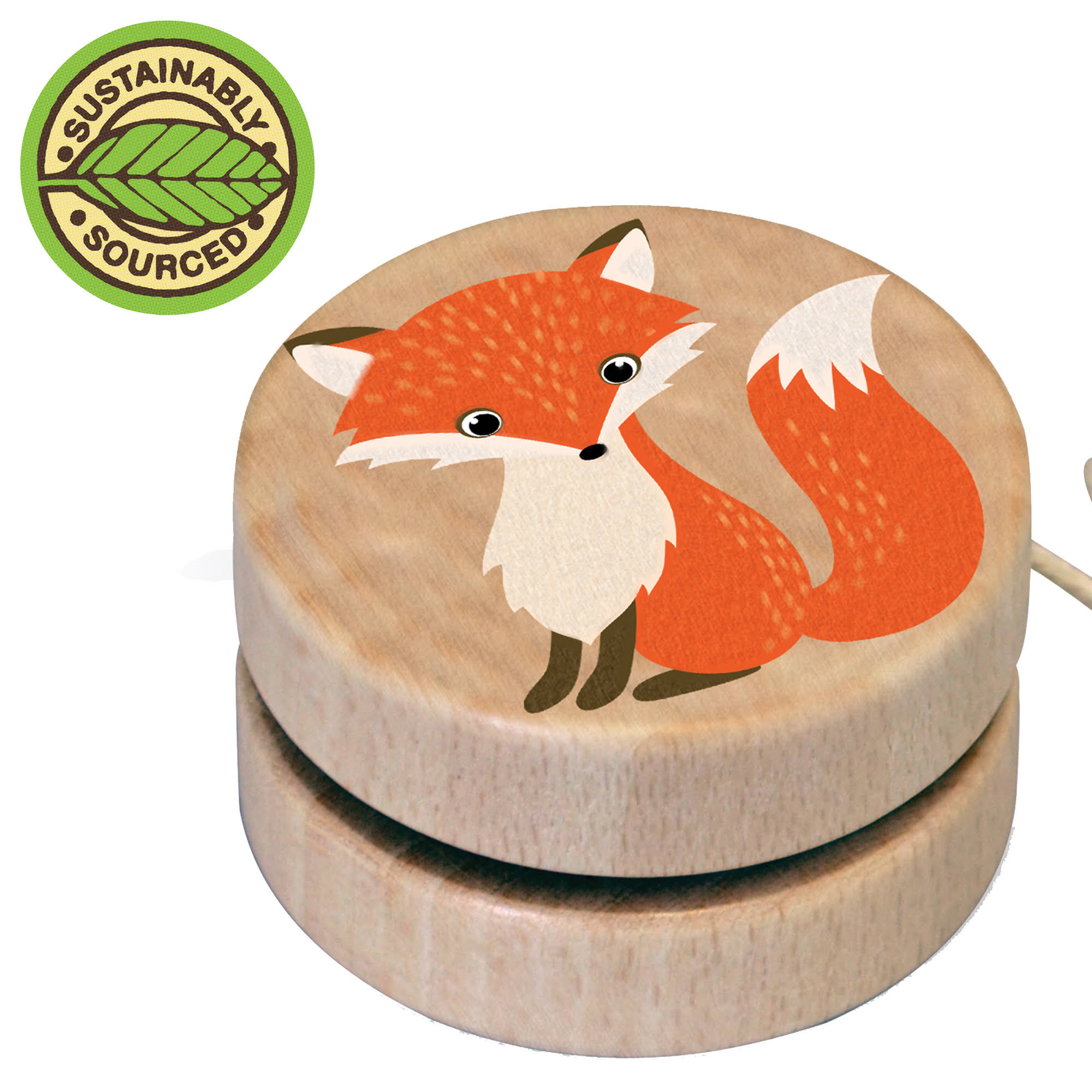 House Of Marbles Wooden wildlife yoyo