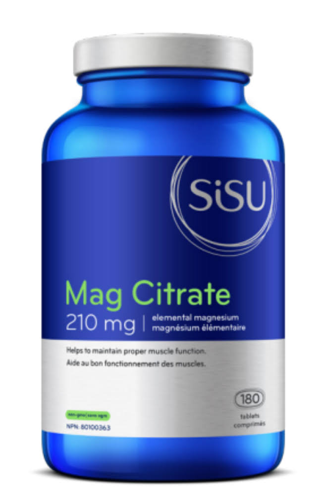 Sisu Mag Citrate 210mg - 90 Tablets