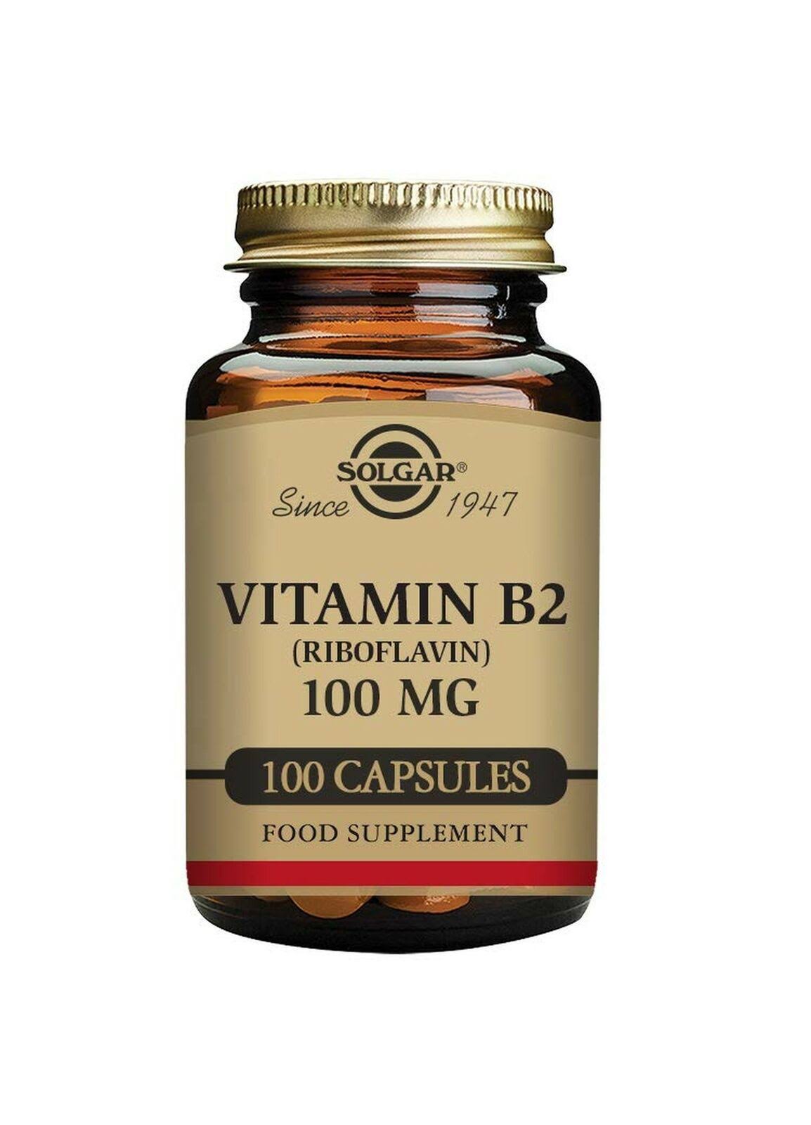 Solgar Vitamin B2 - 100 mg, 100 capsules
