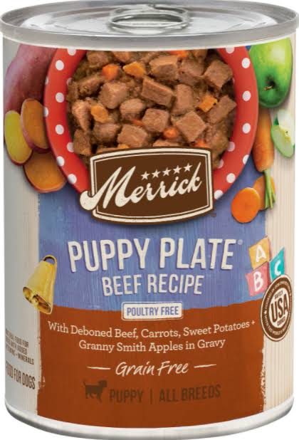 Merrick Puppy Beef Plate Grain-Free Canned Dog Food