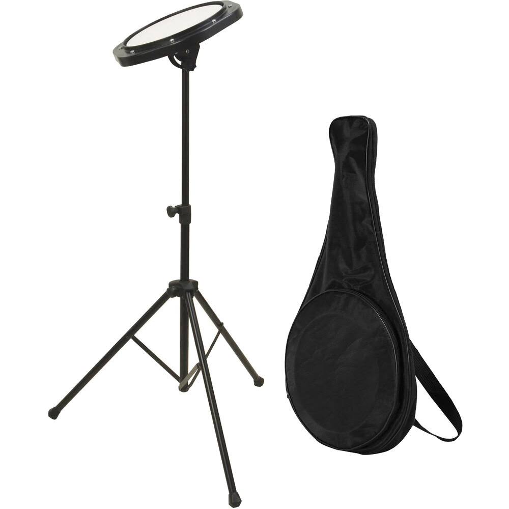 On Stage Drum Practice Pad - with Stand and Bag