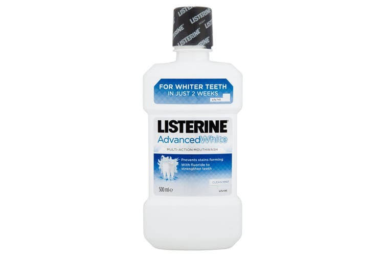 Listerine Advanced Whitening Mouthwash, 500ml