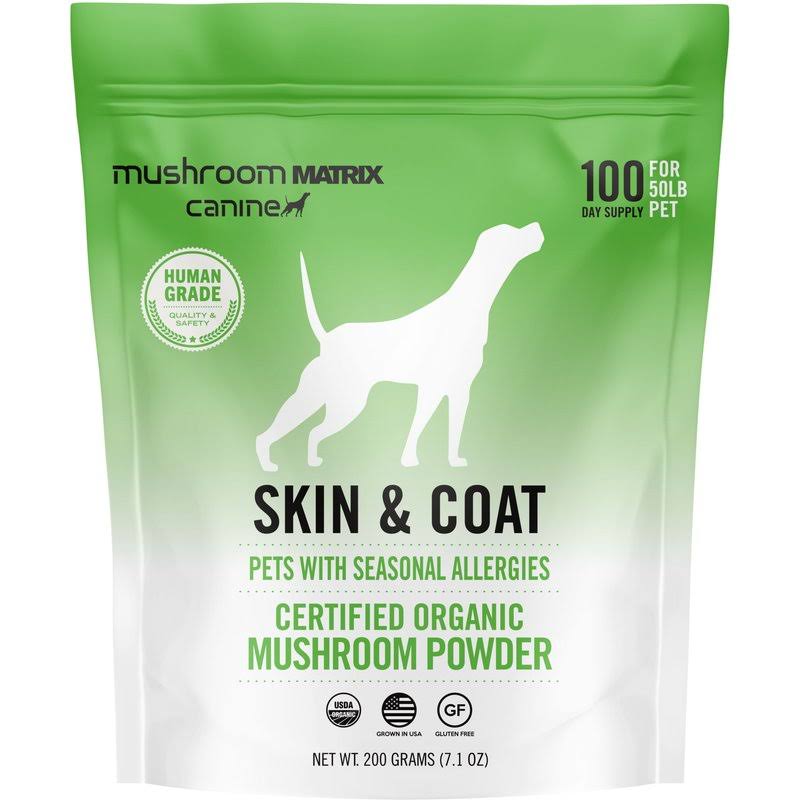 Canine Matrix Skin & Coat Seasonal Allergies Dog Supplement, 7.1-oz Tub