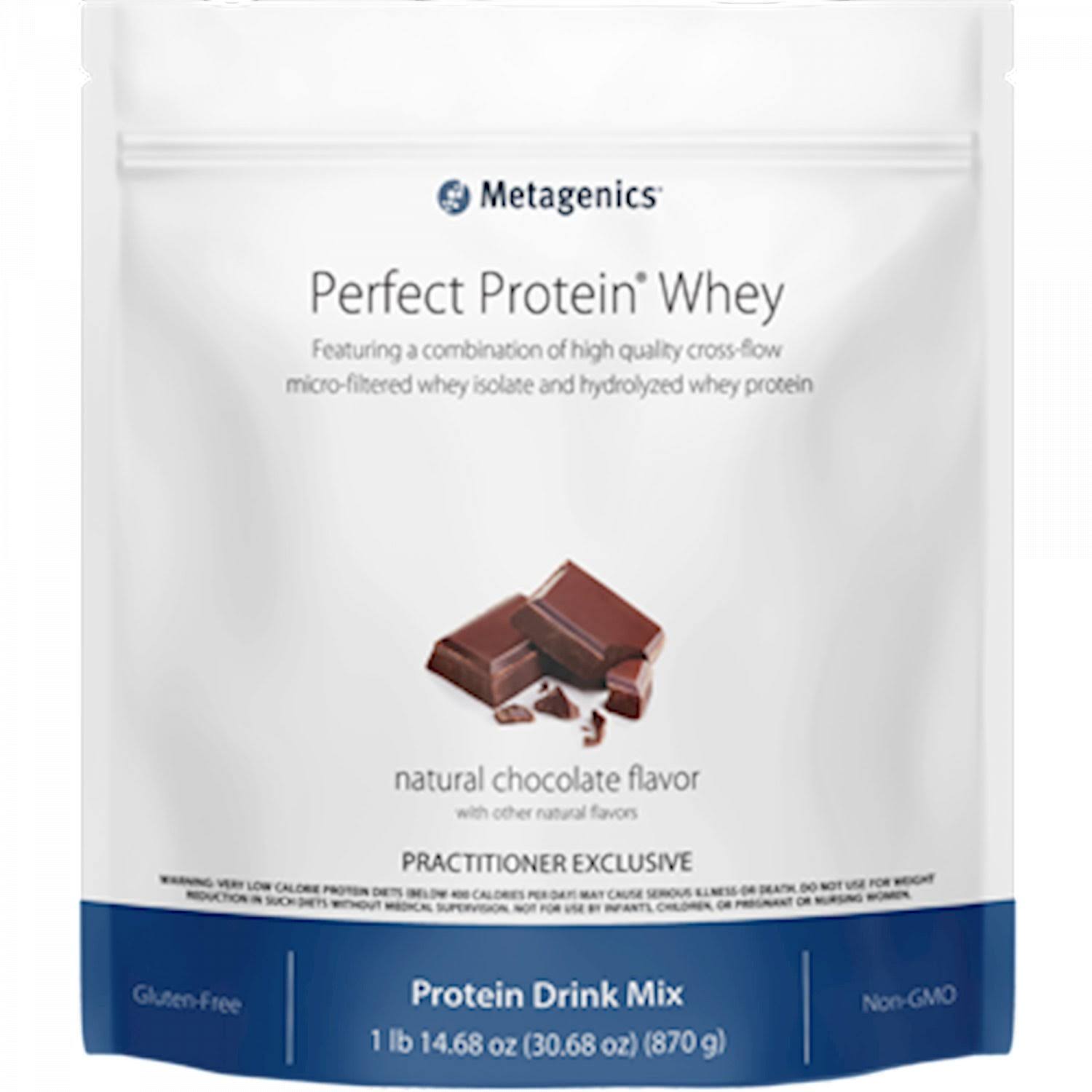 Metagenics Perfect Protein Whey Chocolate 30 Servings