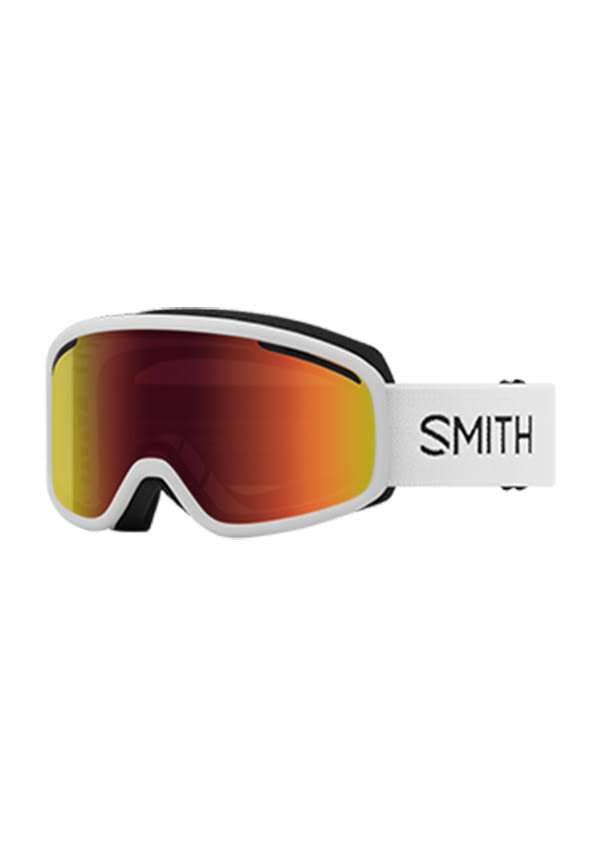Smith Vogue Ski Goggles - White / Red Sol-X Mirror