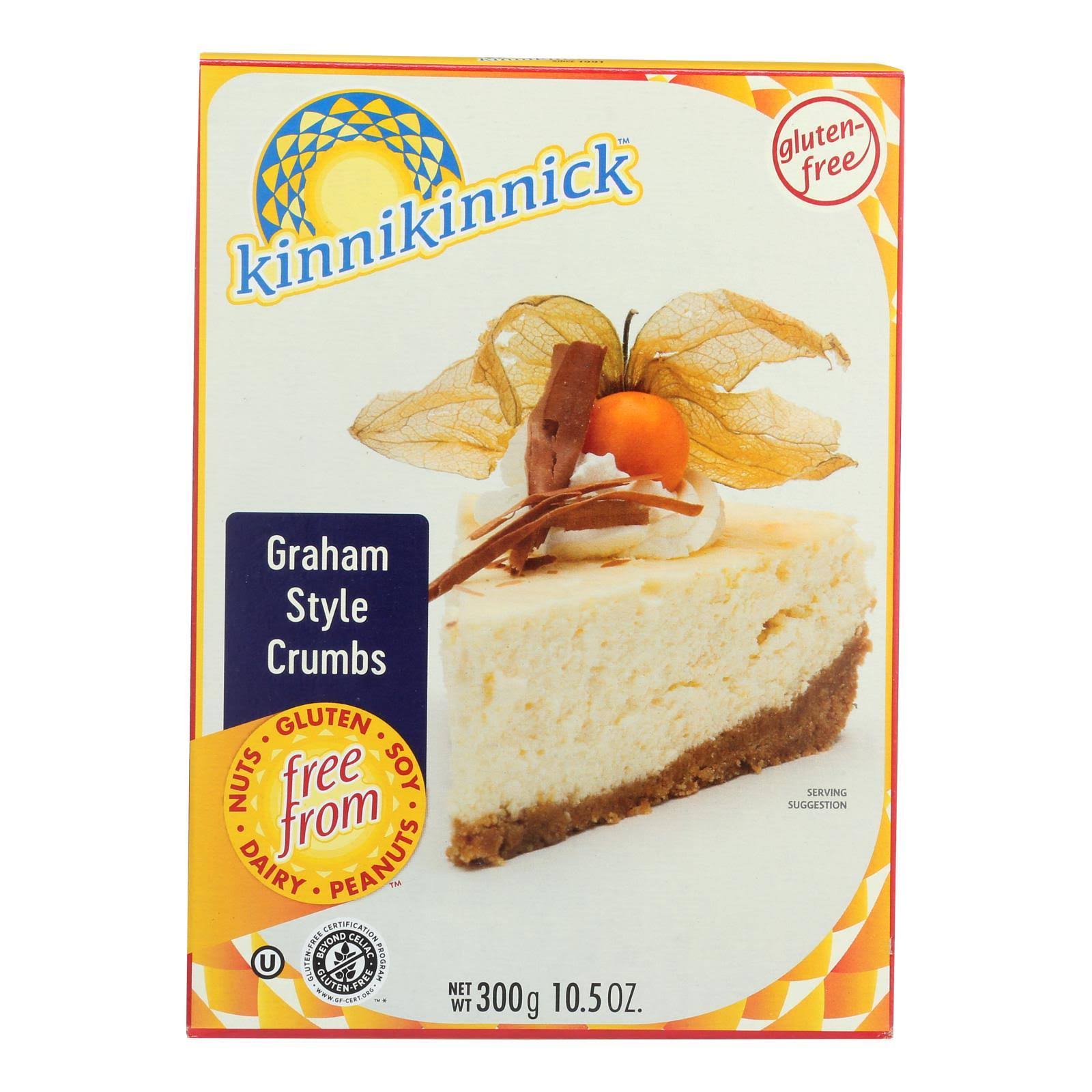 Kinnikinnick Foods Gluten Free Graham Style Crumbs - 310ml