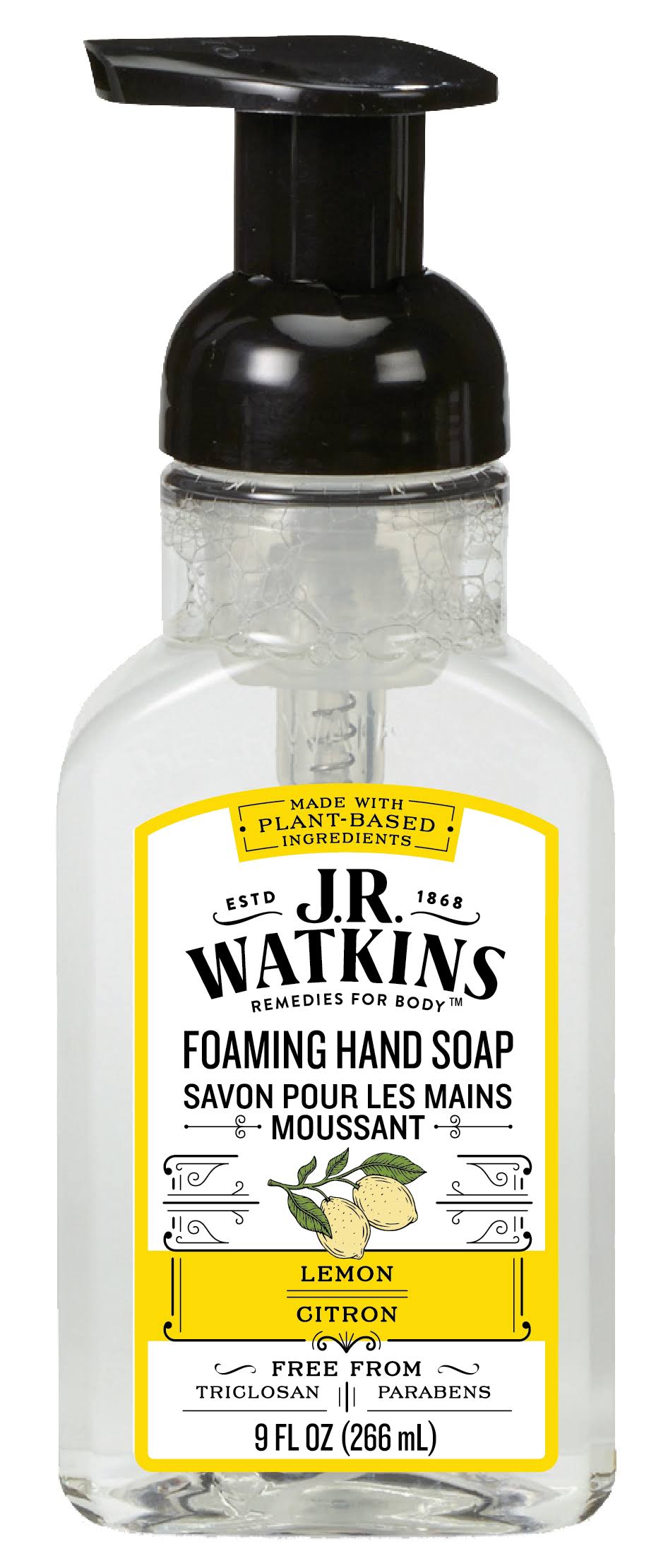 J.R. Watkins Foaming Hand Soap Lemon - 9.0 fl oz