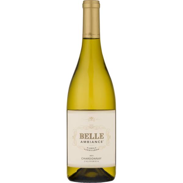 Belle Ambiance Chardonnay, California, 2012 - 750 ml