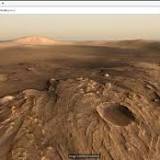 El encantador mapa interactivo de Marte te permite pasear con el rover Perseverance