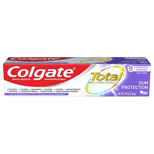 Colgate Total Gum Protection Toothpaste, Mint, 4.8 Ounce
