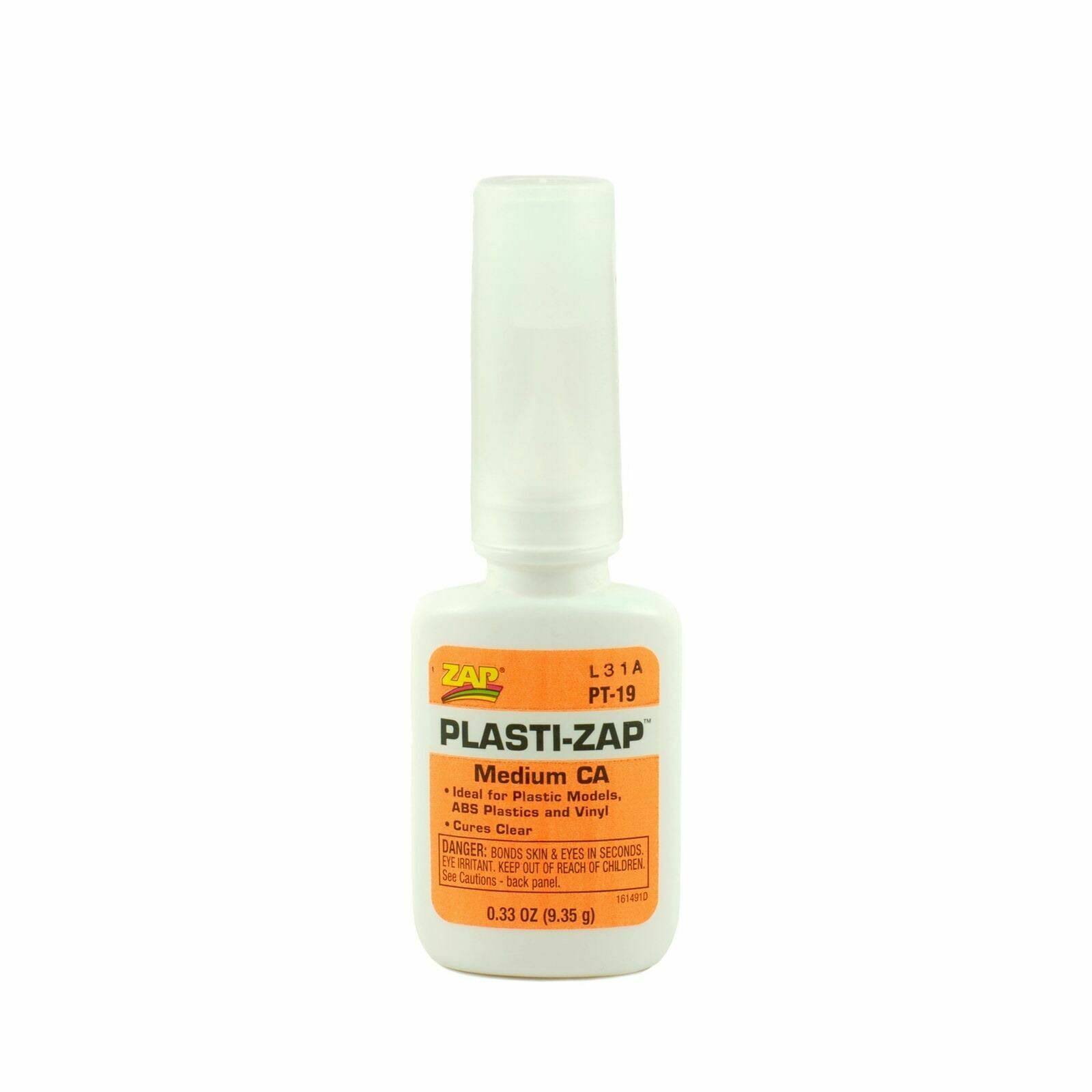 ZAP PT19 Plasti-Zap CA Glue - 1/3 oz