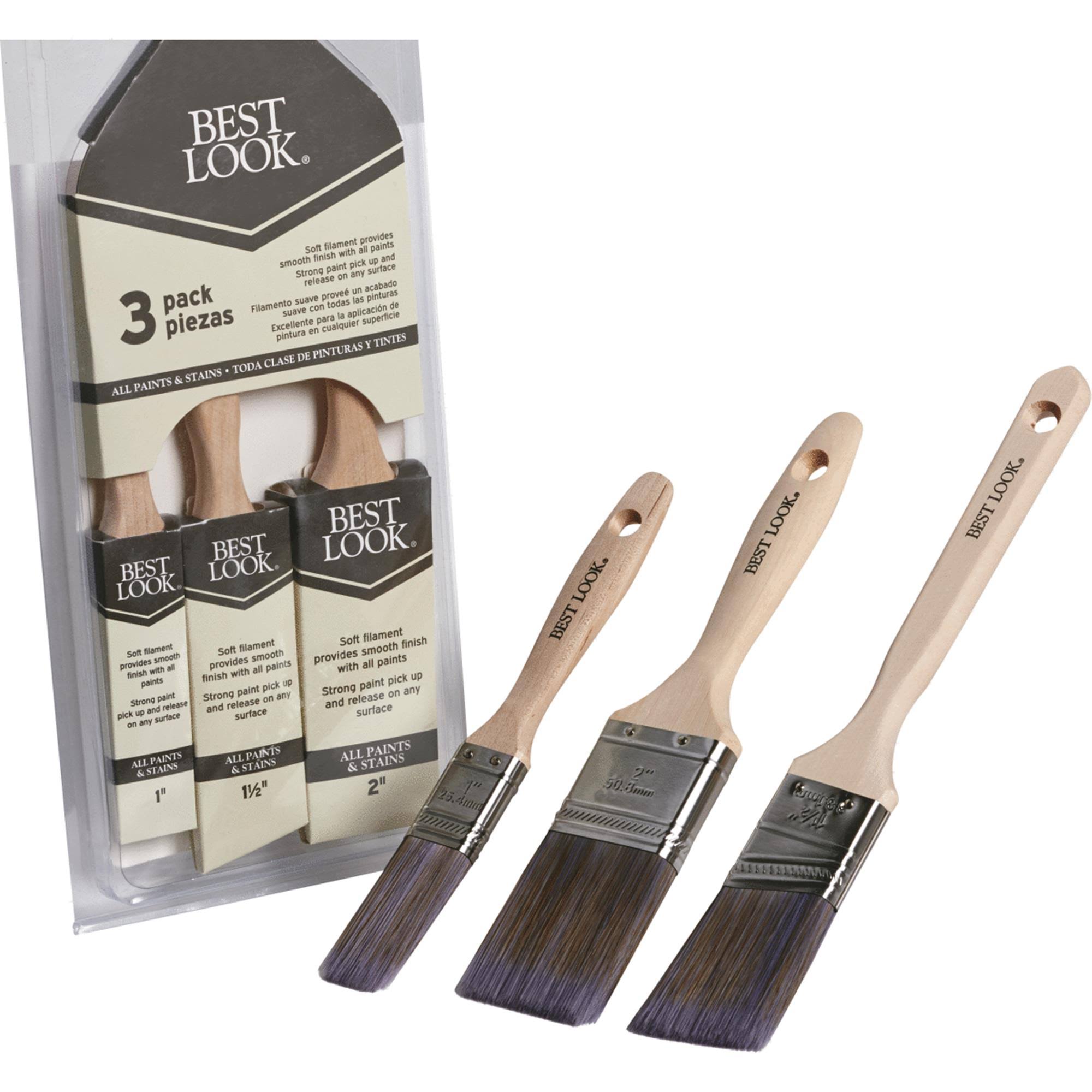 Do it Best Polyester Paint Brush Set - 3 Count