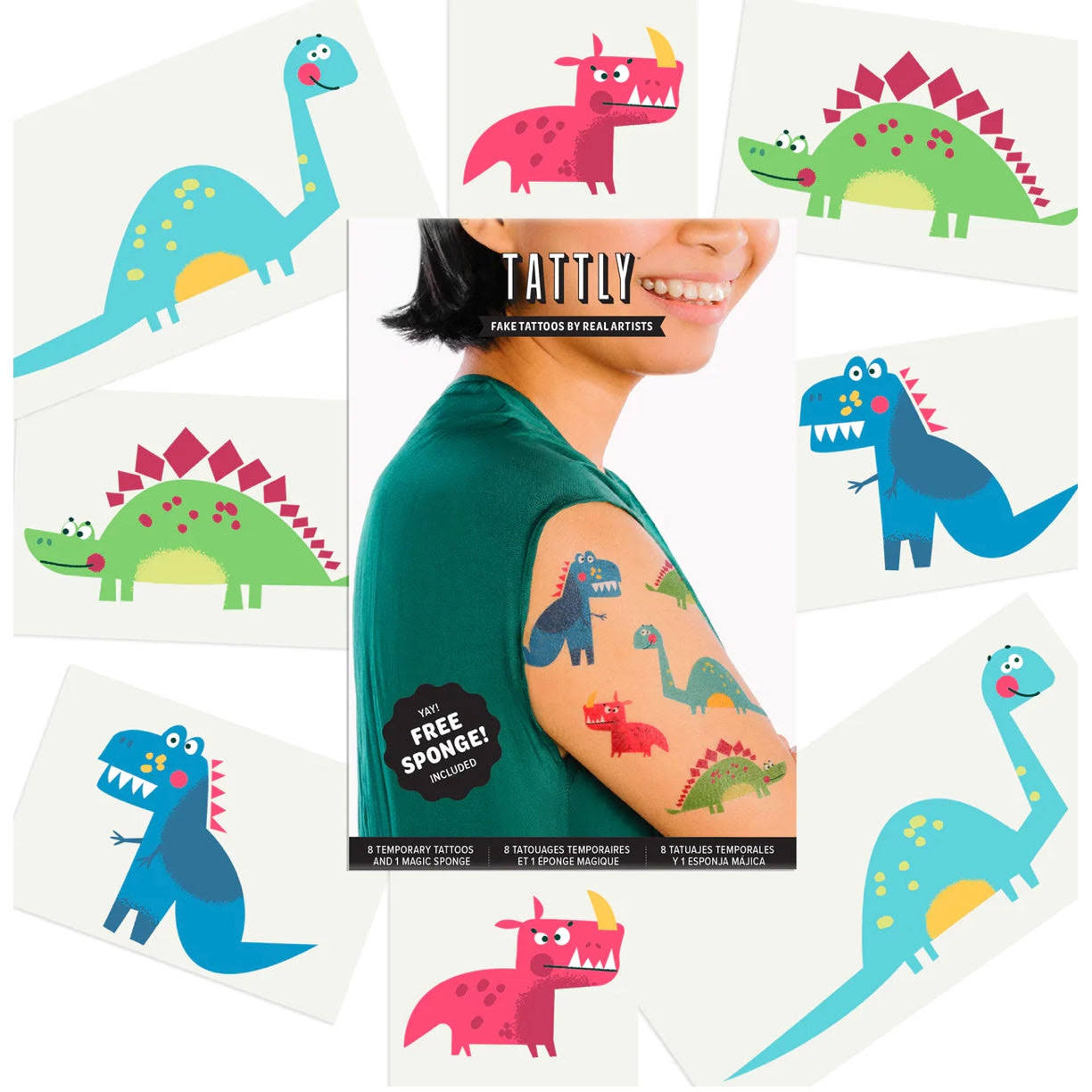 Tattly Tattoo Set - Dino Friends