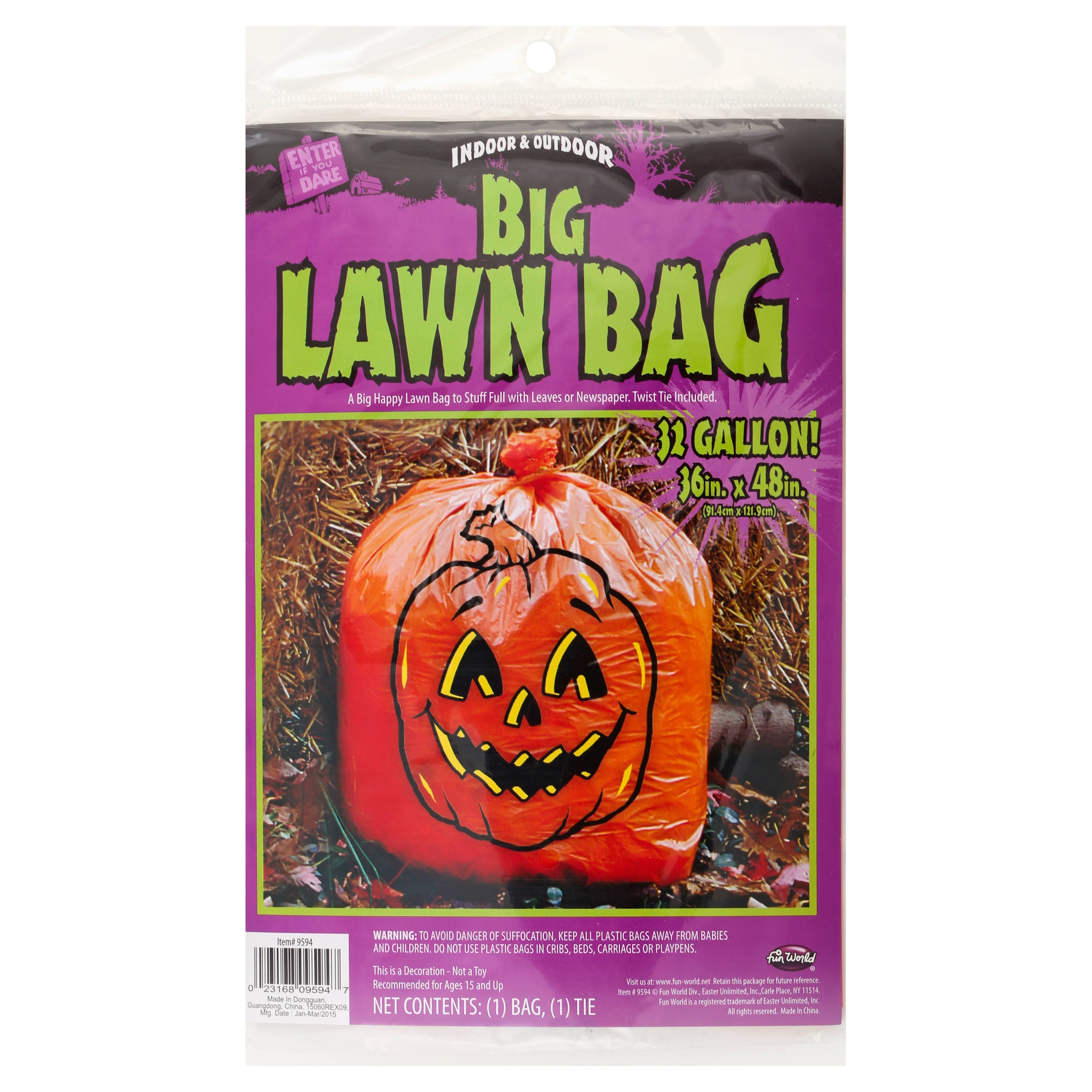 Eziba Pumpkin Lawn Bag - Big, Orange